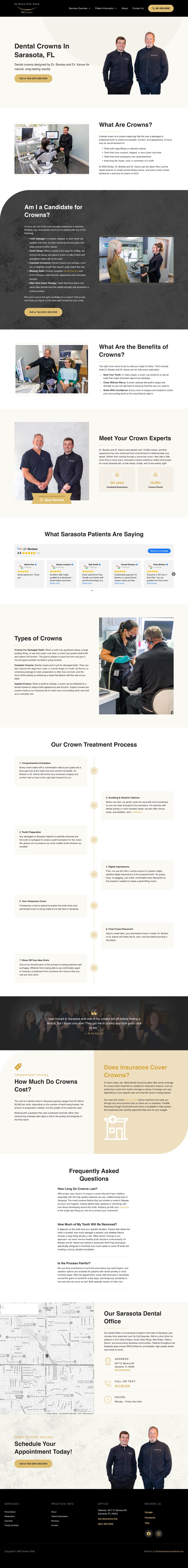 Dental Crowns in Sarasota, FL landing page